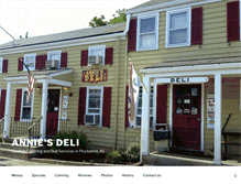 Tablet Screenshot of anniesdeli.com